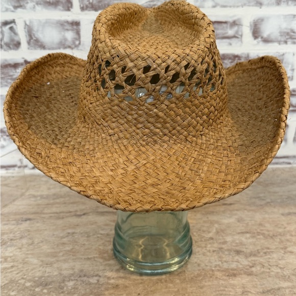 Aritzia Woven Rattan Straw Cowboy Hat main image 4
